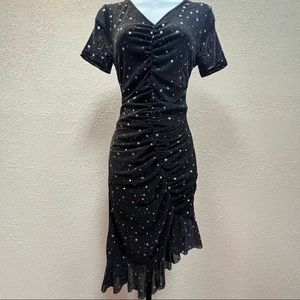 Maodu (Japanese brand) black star dress